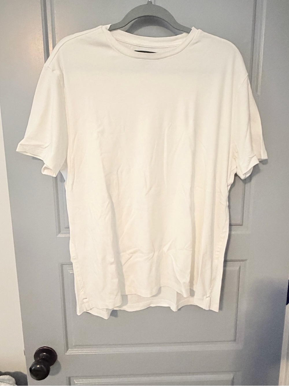 Banana Republic White Short Sleeve Crew Neck Tee